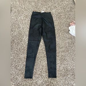 Black Faux leather leggings - Grace & Lace - SIZE XS
